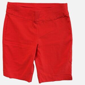 Ruby Rd Women’s Comfort Stretch Pull-On Shorts Red 18W Plus Size